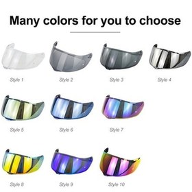 Resim Pazly Agv K1 K3sv K5 Kaskı Camı Uv Sis Dayanıklı Gözlük Derin Çay Renk Style-25 Style-25 