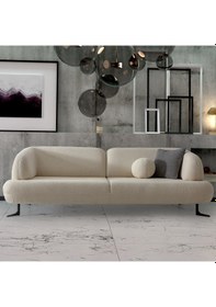 Resim Rose Üçlü Salon&oturma Odası Kanepe - Krem 