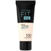 Resim Maybelline Fit Me Matte+Poreless Fondöten No:100 Warm Ivory 30ml 