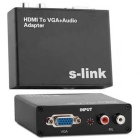 Resim S Link Sl Vhc11 Vga To Hdmı Dönüştürücü Adaptör / S Link 