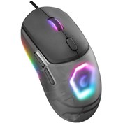 Resim Rampage Hyalo M1 Siyah Değiştirilebilir 3 Kapaklı Rgb 12000 Dpı Gaming Oyuncu Mouse Rampage Hyalo M1 