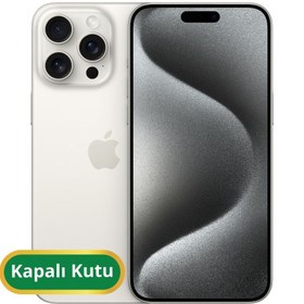 Resim Apple iPhone 15 Pro Max YD Sıfır Kapalı Kutu | 512 GB Beyaz 