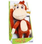 Resim Kukuli Müzikli Peluş Oyuncak Maymun - 