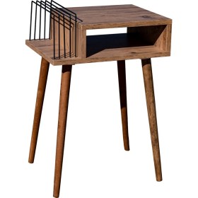 Resim Rmd Shop Plak ve Pikap Sehpası Ahşap Ayaklı Atlantik Çam 