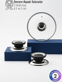 Resim Transformacion Isadora Serisi 2’Li Paslanmaz Çelik Lüks Tencere Kapağı Tutucu Seti - 4.5-5 Cm Universal Çok Renkli 