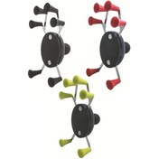 Resim Sones Kartal Pençeleri X-tipi Altı Pençe Metal Cep Telefonu Arka Klip Bisiklet Motosiklet Cep Telefonu Tutucu Yeşil 