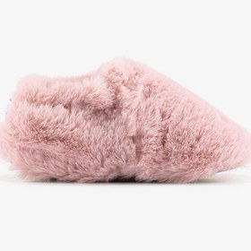 Resim HopFrög Furry Furry Pembe Kürk Barefoot Patik 