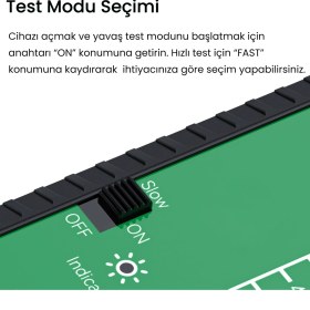 Resim Veggieg RJ45 RJ11 Uyumlu Cat6 Cat7 Cat8 Poe Destekli Network Ethernet Kablo Test Cihazı 