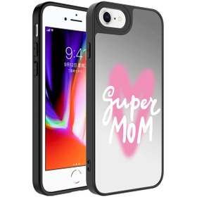 Resim Kupa Apple Iphone 7 Plus Kılıf Aynalı Baskılı Desenli Kamera Korumalı Silikon Kapak 