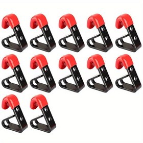 Resim 12 Adet Araba Jant Tekerlek Ekran saç tokası, Metal Jant Ekran saç tokası, Asılı Jant saç tokası, Tekerlekleri Veya Jantları Duvara Asmak İçin Tekerlek Ekran saç tokası 