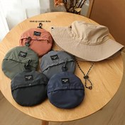 Resim Çabuk Kuruyan Katlanabilir Balıkçı Şapkası - Hafif, Taşınabilir Kamp, Yürüyüş ve Tırmanış İçin Her Mevsim Uygun Outdoor Kova Şapka - Balıkçılar & Maceraperestler için İdeal Hediye (Siyah), Kamp Ekipmanı 