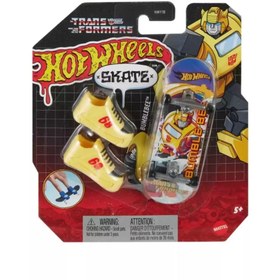 Resim Hot Wheels Skate Temalı Parmak Kaykay ve Ayakkabı Paketleri HVK38 - 5+ Yaş 