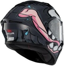 Resim ZEUS ZS-826 BK12 Kapalı Motosiklet Kaskı Grey 