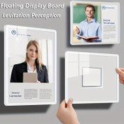 Resim Yenilikçi Montaj, A4/A5 Posterler için Akrilik Yüzen Ekran Tahtası - Duvara Monte Reklam Tabela Tutucu, Ofis Gereçleri 