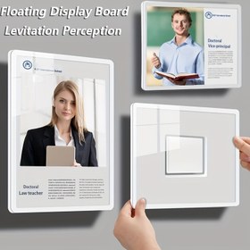 Resim Yenilikçi Montaj, A4/A5 Posterler için Akrilik Yüzen Ekran Tahtası - Duvara Monte Reklam Tabela Tutucu, Ofis Gereçleri 