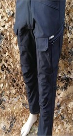 Resim Metam Kışlık Pantolon Taktik Outdoor Softshell Siyah 