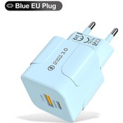 Resim İphone Uyumlu 16 Pro/android İçin Minik 20w Usb C Hızlı Şarj Cihazı, Çoklu Koruma Eu Blue 02 