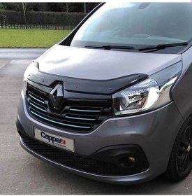 Resim Cappafe Renault Trafic Ön Kaput Koruma Rüzgarlık 4Mm Abs 2014- 