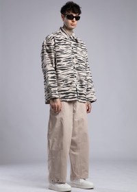 Resim Desenli Gabardin Gömlek 