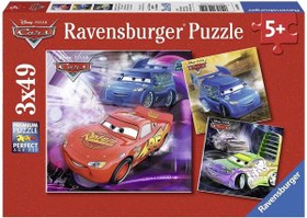 Resim Ravensburger 3x49 Parça Puzzle Disney Arabalar 093052 