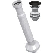 Resim Monavit Seramik Kapaklı Siyah Klik Klack Lavabo Süzgeci 32 Sifon 
