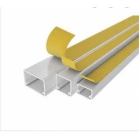 Resim Mutlusan 16 x 16 mm Kablo Kanalı Yapışkan Bantlı 10 Boy 20 M 