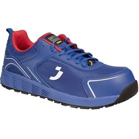 Resim Safety Jogger Aak S1p Sr Esd Fo Hro Mavi İş Güvenlik Ayakkabısı Mavi-Kırmızı 