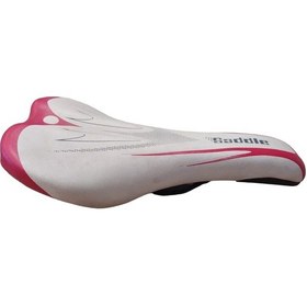 Resim SELLE ROYAL SADDLE SELE ÇELİK RAY KELEPÇESİZ 260MM 130MM BEYAZ KIRMIZI Beyaz 