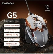Resim Besthome1 Ew Eadn G5 Usb Kabloyla Sessiz Veya Sesli Oyun Faresi 8 Tuşlu Makro Fonksiyonlu Besthome1 