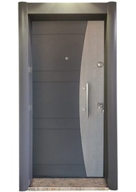 Resim Tezwood Tez1597 Statik Kasa Düz Model Çelik Kapı 