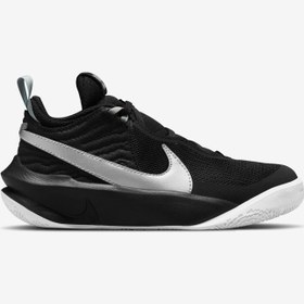 Resim Nike Team Hustle D 10 Siyah-Beyaz Basketbol Ayakkabısı 