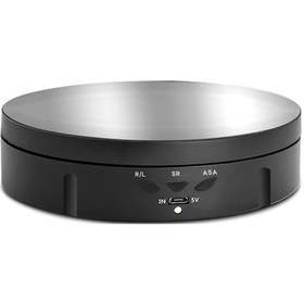 Resim 360 Elektrikli Döner Pikap Usb Şarj Dönen Ekran Standı Tip 2 Siyah 