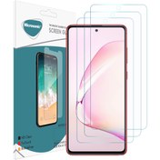 Resim Samsung Galaxy A81 Ekran Koruyucu Nano Cam (3'lü Paket) Microsonic