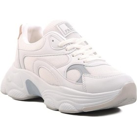 Resim Ayakmod 164 G Beyaz-mavi Fileli Kadın Spor Ayakkabı Beyaz - Mavi 