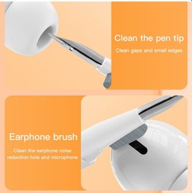 Resim Springsun 20'si 1 Arada Çok İşlevli Bilgisayar Kamera Klavye Bluetooth Kulaklık Temizleme Kiti Beyaz Ve Turuncu 