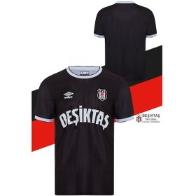 Resim Beşiktaş Orijinal Lisanslı Nostalji Siyah Çocuk Forma Bjk Kartal Baskılı Hediyelik Ahşap Kutulu Siyah - Beyaz 