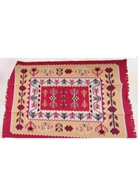 Resim Kilim Antik 140-215 Otantik 90152 Motif Model Naturel Boya Çift Taraflı El Yapımı 