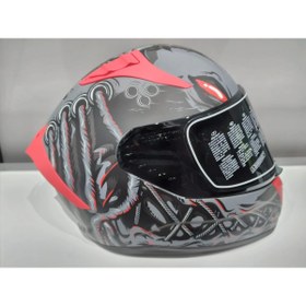Resim KASK MTS PRO 801 DREAKA GÜNEŞ GÖZLÜKLÜ ANTRESİT/KIRMIZI 