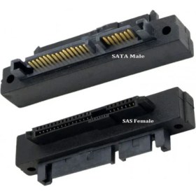 Resim Leonpro Sas To Sata 90 Derece Çevirici SFF-8482 Sas Sata L Tipi Çevirici 