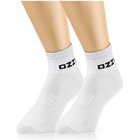 Resim 3 Çift Kısa Konçlu Tenis Spor Çorabı Beyaz Paket Beyaz 