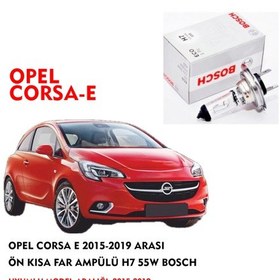Resim OPEL CORSA E 2015-2019 ARASI ÖN KISA FAR AMPÜLÜ H7 55W BOSCH 