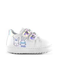 Resim Artico Miclou Beyaz Cırtlı Yıldız Detaylı Kız Bebek Spor Ayakkabı Beyaz 