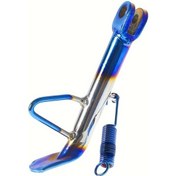 Resim Xuweiwei Demir Yan Ayak Destek Braketleri Off-road Motorcycle Parça Ve Aksesuarları White Blue Elektro Kaplama 