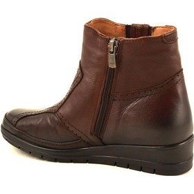 Resim Forelli 25157 Moly Anatomik Hakiki Deri Kadın Bot Kahve Kahverengi 