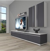 Resim Decoraktiv Eko 5220t Mdf Tv Ünitesi Tv Sehpası - Beyaz - Antrasit 
