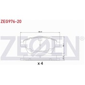 Resim Renault Megane Iı Bm0/1,cm0/1 1.5 Dcı 2002-2008 Ön Fren Balatası 7701207184 