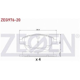 Resim Renault Megane Iı Bm0/1,cm0/1 1.5 Dcı 2002-2008 Ön Fren Balatası 7701207184 