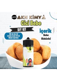 Resim Cici Bebe Dıy Kit Bebe Bisküvisi Gıda Aroması %20 Oranda Aroma İçerir Hazır Değildir 100 Ml 
