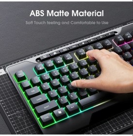 Resim Globalbloom Black Onıkuma G32 Mekanik Rgb Aydınlatmalı 104 Tuşlu Ergonomik Oyuncu Klavye 