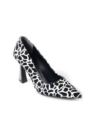 Resim Papuçcity Dnz 03014 8,5 Cm Topuklu Kadın Desenli Stiletto Ayakkabı 001 